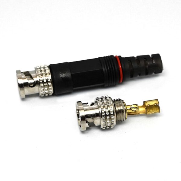CCTV Connector BNC Adaptor Pure Copper BNC Connector for Balun CCTV Surveillance Camera Accessories 5Pcs. - Image 2